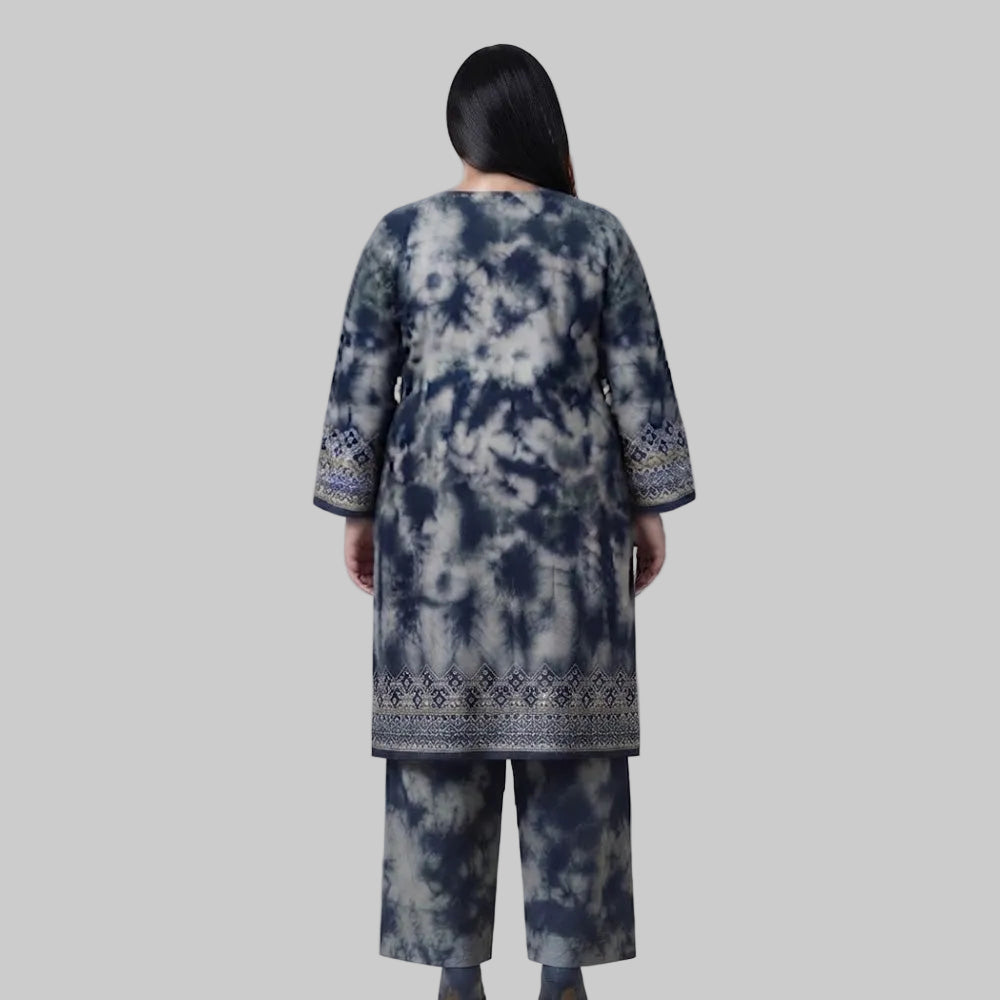 Smoky Tie-Dye Printed Co-ord Set PSW-11651