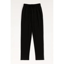 Black Side-Striped Plus Size Trouser PSM-9911