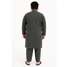 Premium charcoal grey plus size kurta pajama
