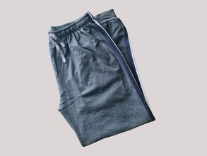 Stripe Fleece Big Size Zipper Pocket Jogger PSM-7517