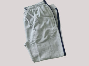 Stripe Fleece Big Size Zipper Pocket Jogger PSM-7517