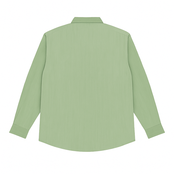 Mint Green Plus Size Casual Shirt PSM-9893