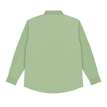Mint Green Plus Size Casual Shirt PSM-9893