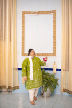 Naazneen – Green Chikankari Kurti for Curvy Women PSW-9623