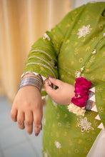 Naazneen – Green Chikankari Kurti for Curvy Women PSW-9623