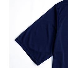 Navy Blue Polyester Plus Size Sportswear Tracksuit PSM-7860