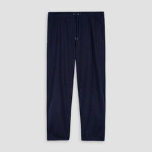 Navy Horizon Plus-Size Cuffed Joggers PSM-8619