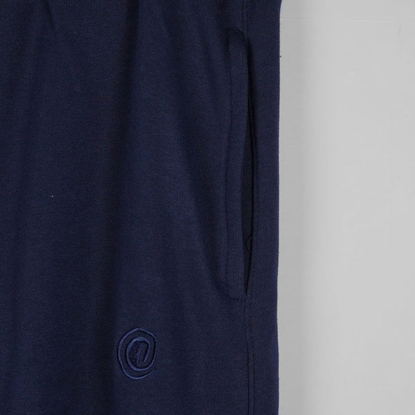 Navy Horizon Plus-Size Cuffed Joggers PSM-8619