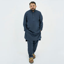 Navy Blue Plus Size Kurta Pajama PSM-9059