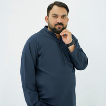 Navy Blue Plus Size Kurta Pajama PSM-9059