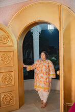 Amber Bloom – Plus Size Chikankari Kurti in Autumn Tones PSW-9622
