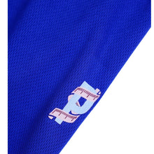 Royal Blue Mesh Polyester Plus Size Trouser PSM-7767