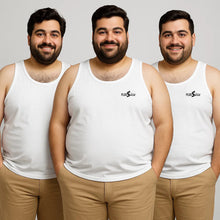 Ultra-Soft Plus Size Cotton Vest – Pack of 3 PSM-9880