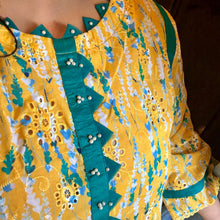 Sunshine Grace – Plus Size Yellow Chikankari Kurti For Curvy Women PSW-9629