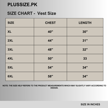 Ultra-Soft Plus Size Cotton Vest – Pack of 3 PSM-9880